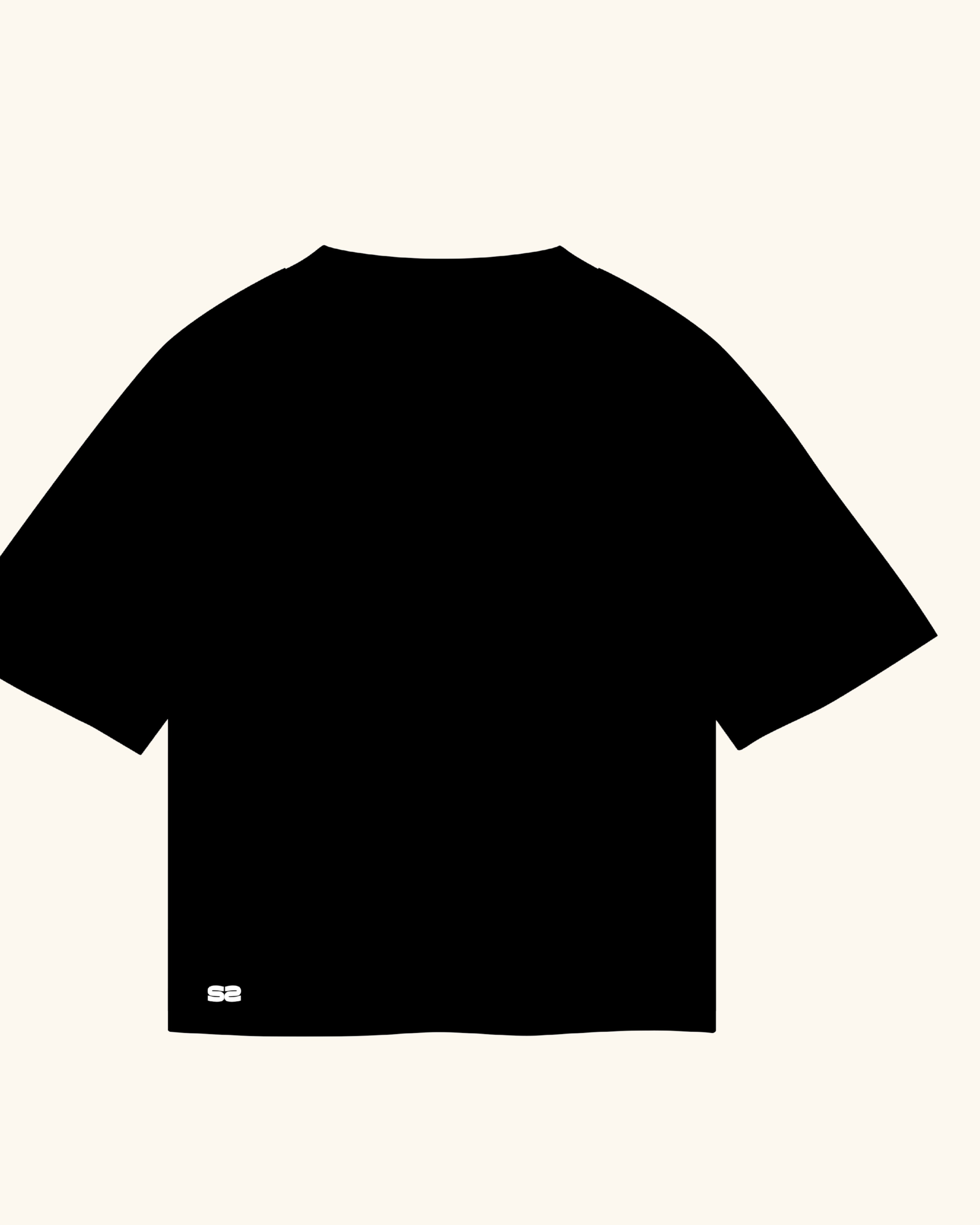Basic Boxy Black Tee