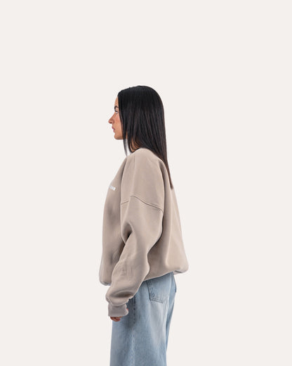 Beige Bless Crewneck