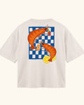 BEIGE BOXY SHRIMP TEE