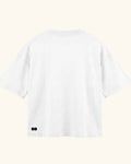 Basic Boxy Off White Tee