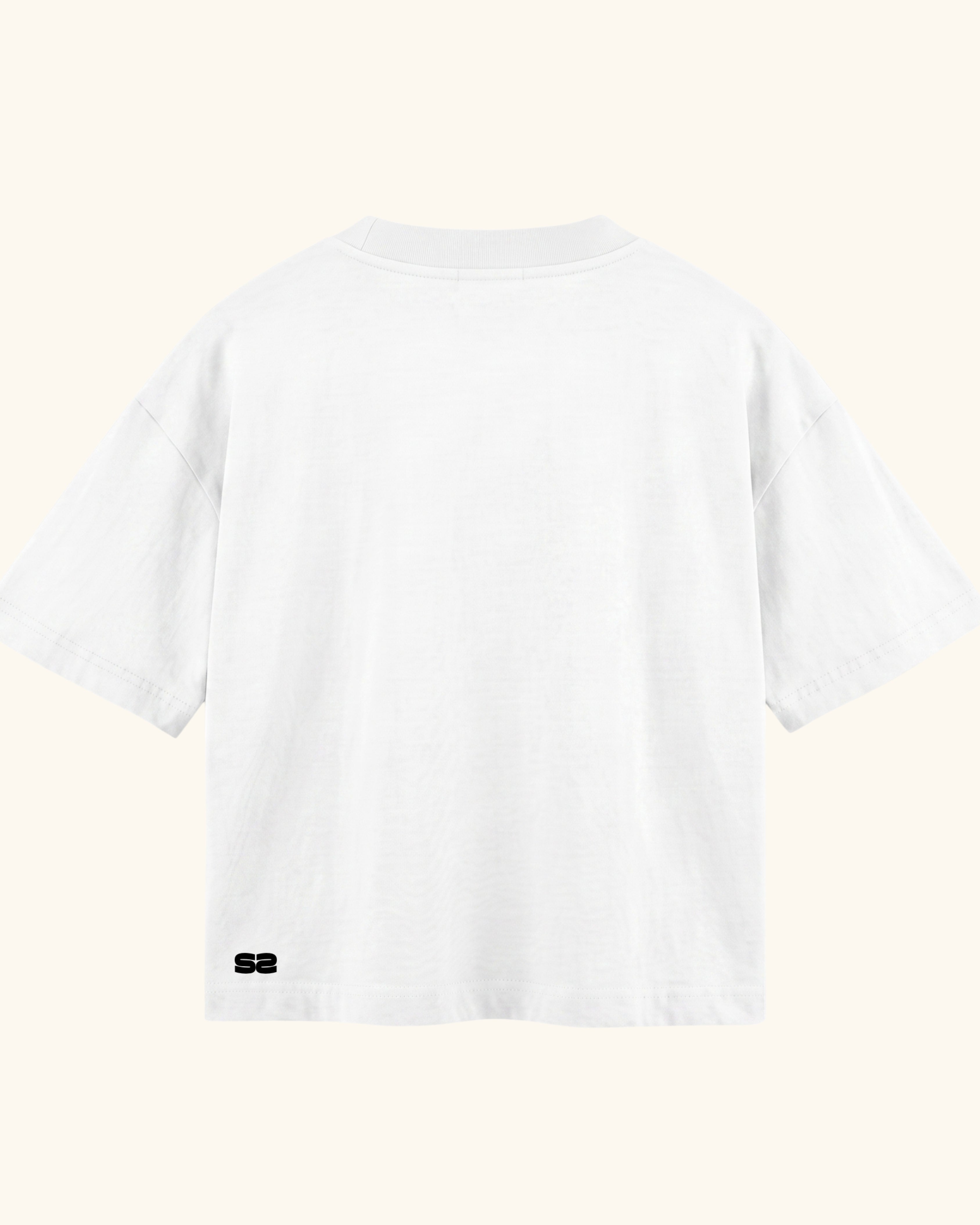 Basic Boxy Off White Tee